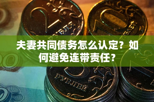济南夫妻共同债务怎么认定？如何避免连带责任？