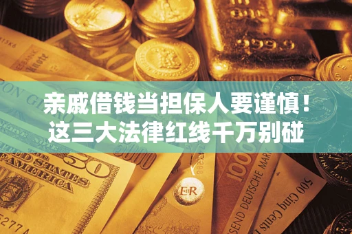 济南亲戚借钱当担保人要谨慎！这三大法律红线千万别碰